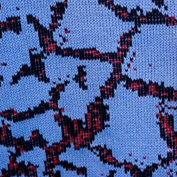 Opening Ceremony Blue Knit Handkerchief Hem Sweater - Picture 8 of 10